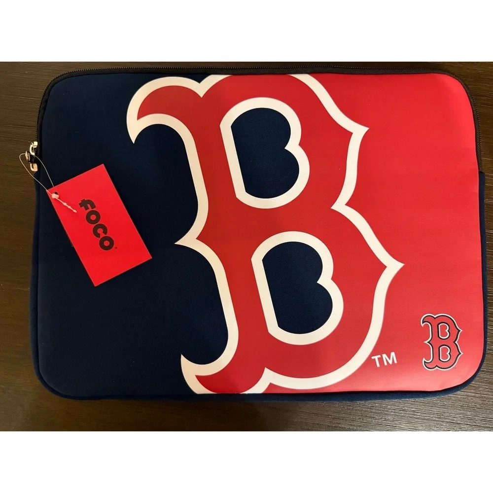 Boston Red Sox Foco Brand Zippered 15 x 11 Laptop Sleeve- NWT